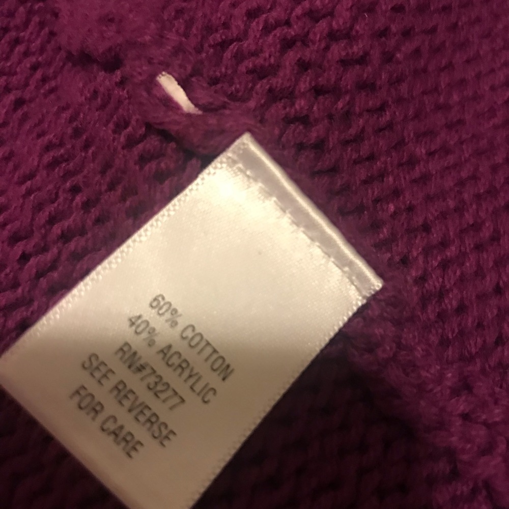 💜 Elle Cotton Blend Cardigan - Picture 4 of 5